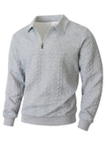 Men’s Quarter-Zip Pullover Sweatshirt