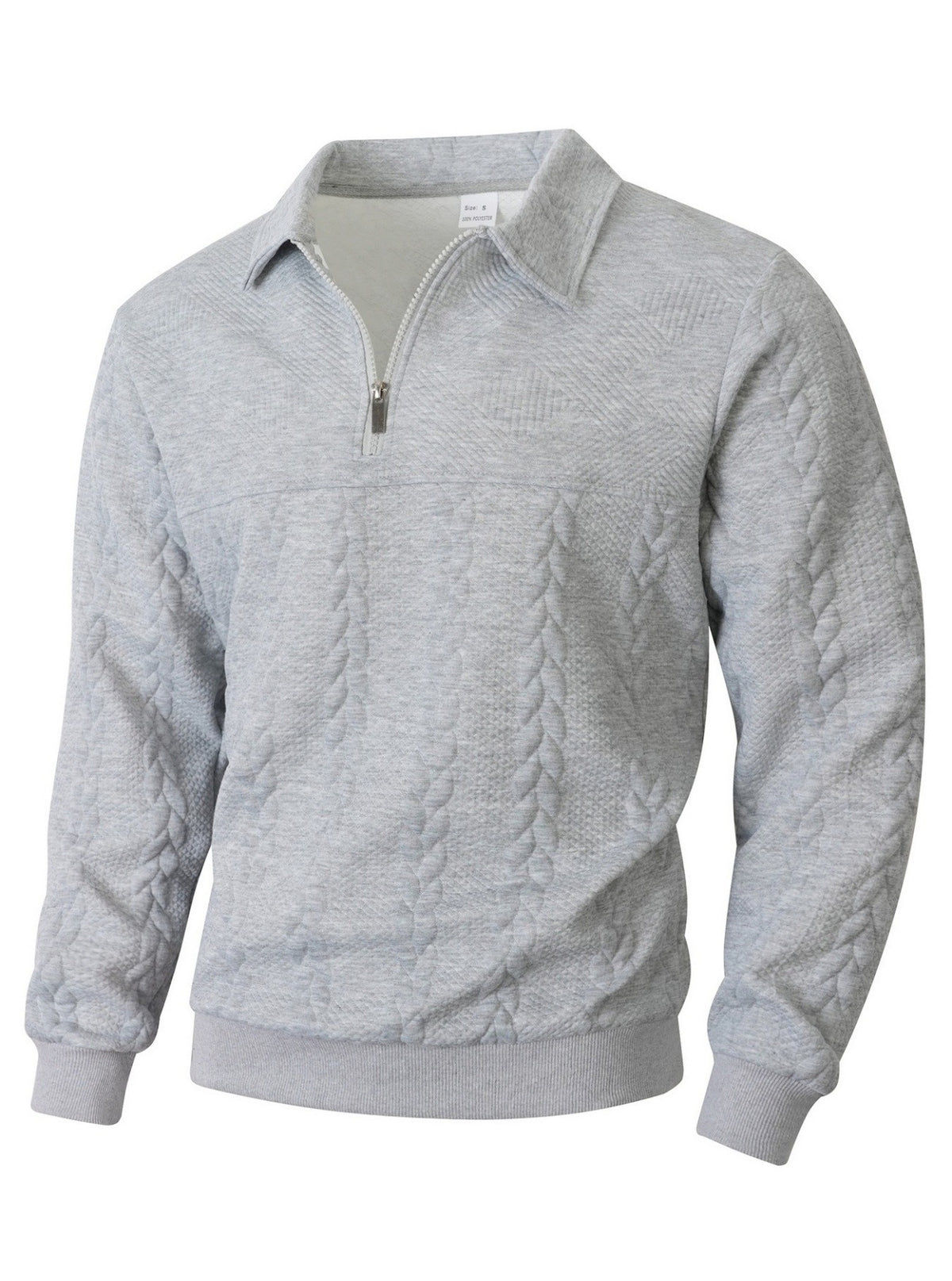 Men’s Quarter-Zip Pullover Sweatshirt