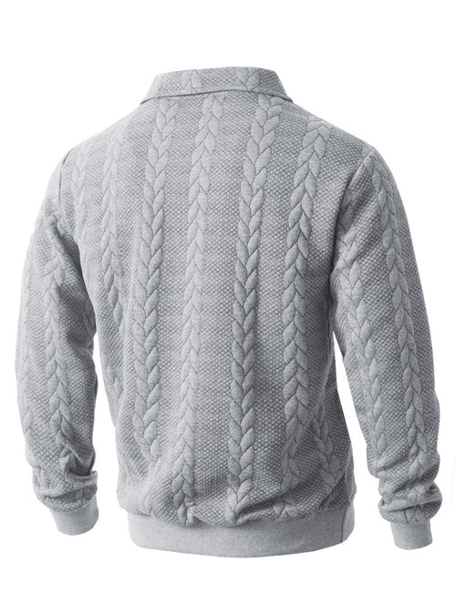 Men’s Quarter-Zip Pullover Sweatshirt