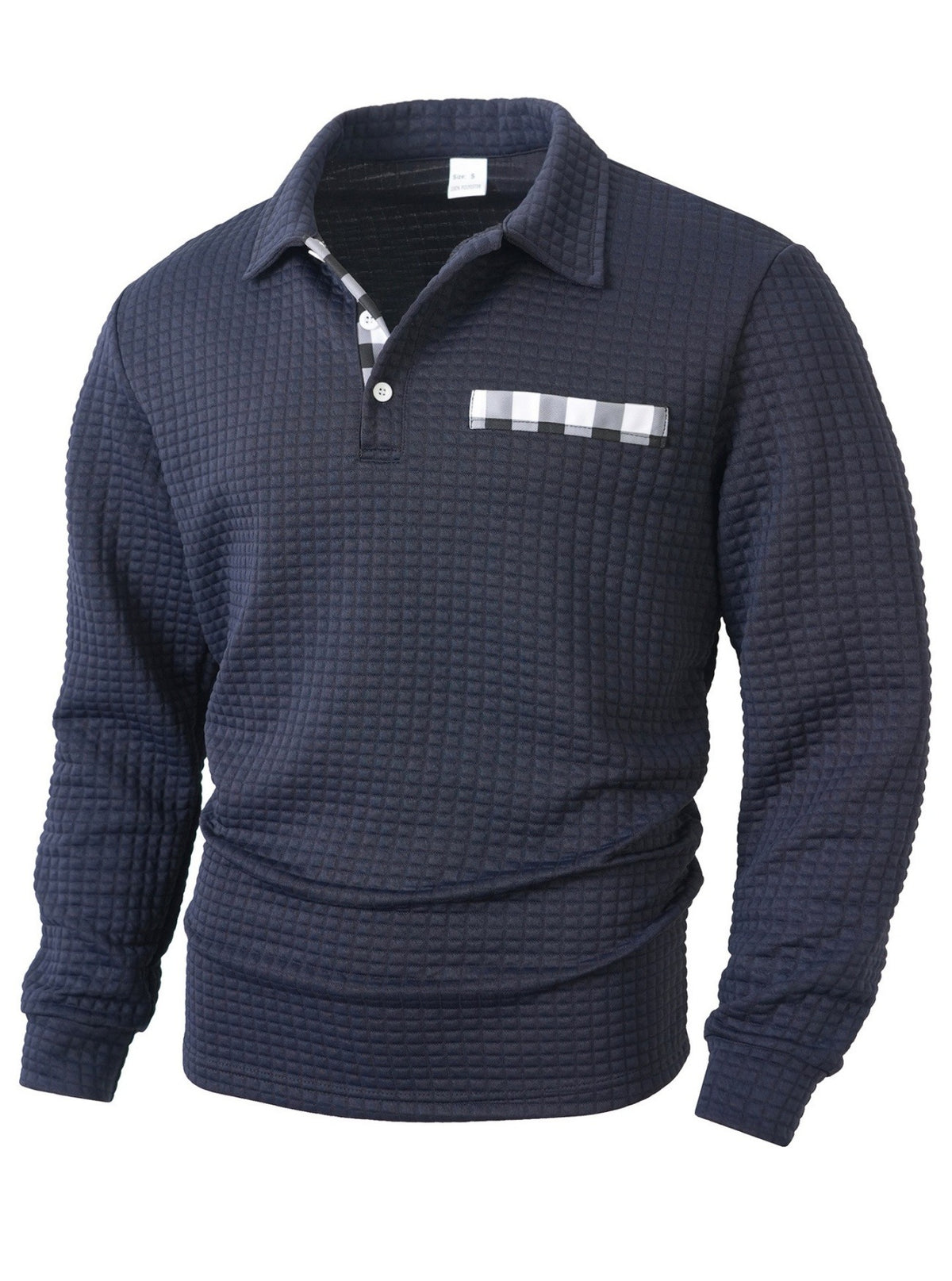Men’s Casual Zip Polo Shirt