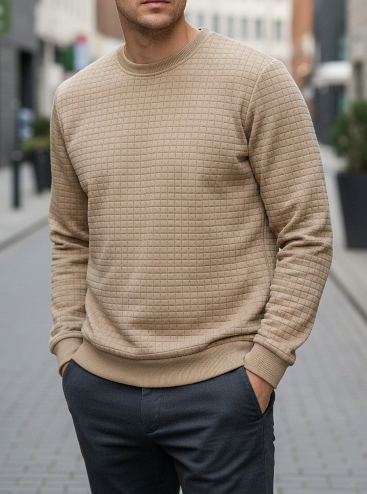 Men’s Long Sleeve Crew Neck Sweatshirt
