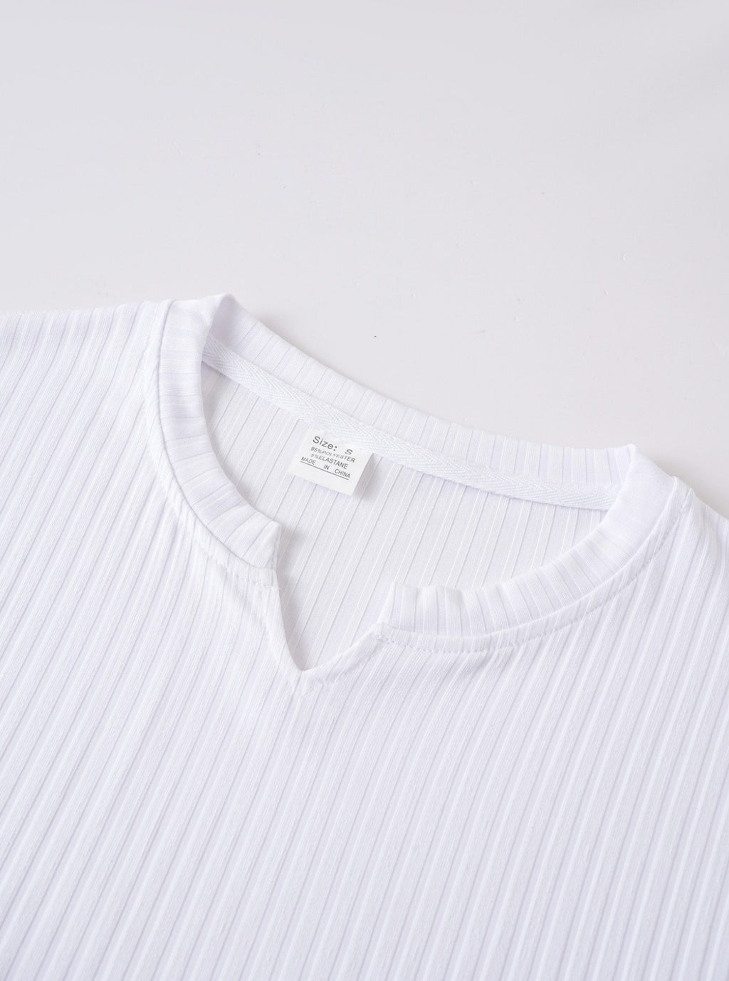 Men’s Long Sleeve V-Neck Striped Shirt