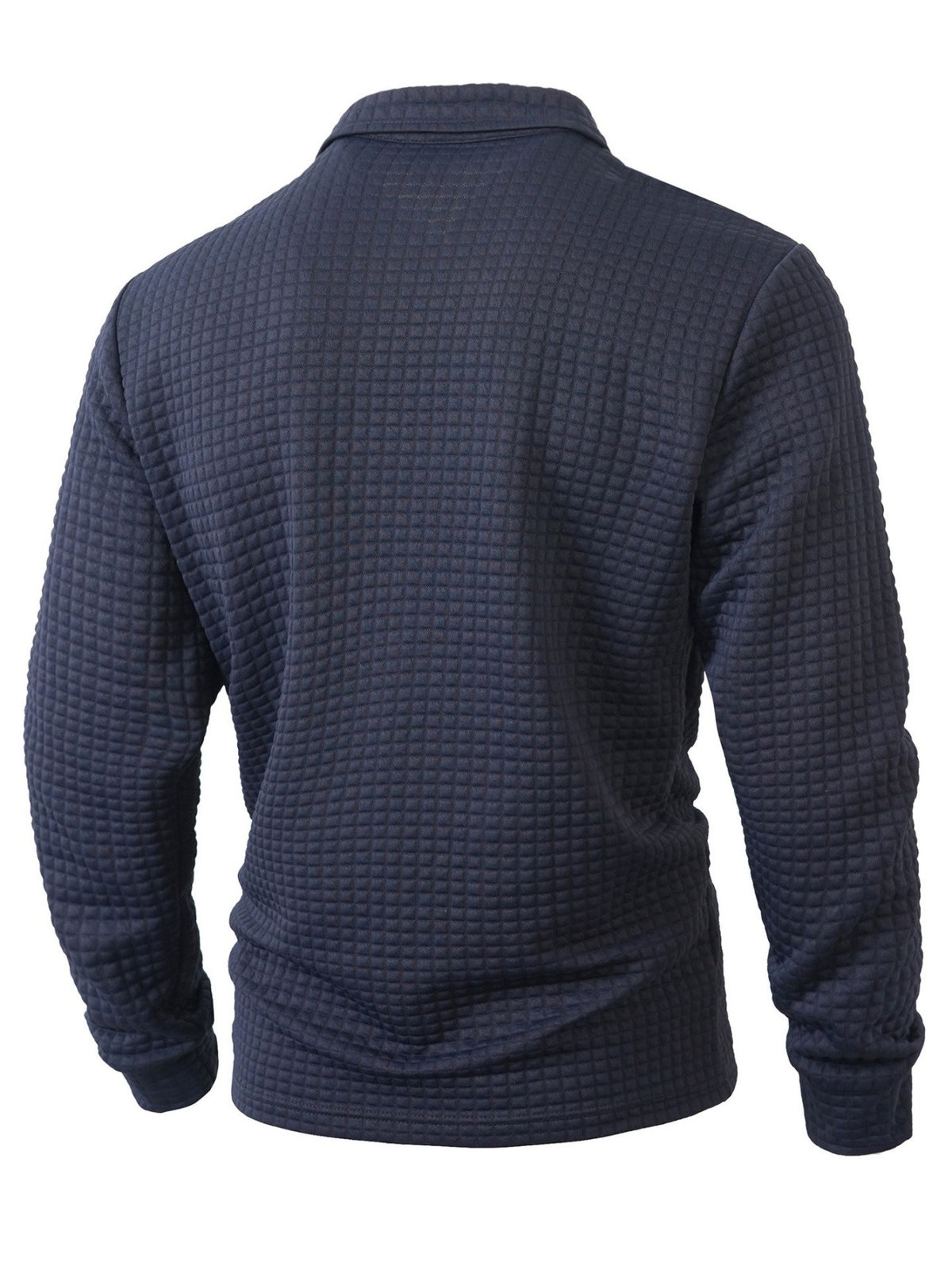Men’s Casual Zip Polo Shirt