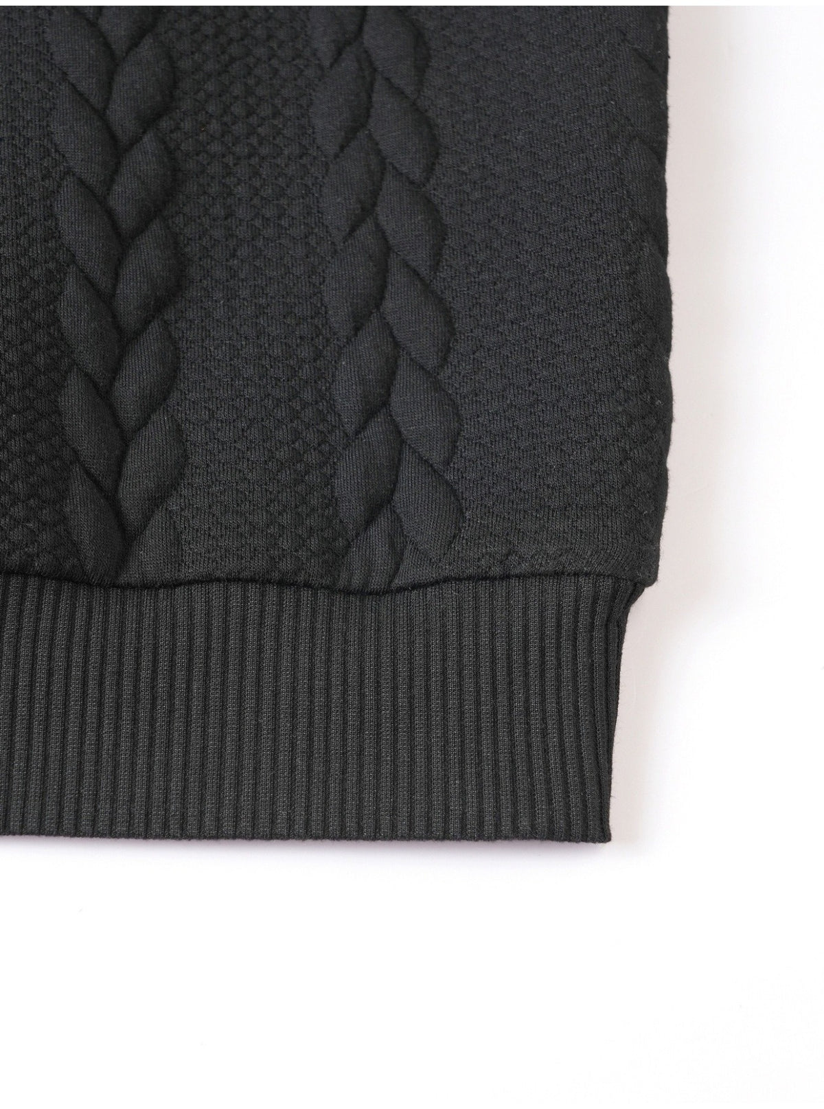 Men’s Warm Jacquard High Neck Sweater