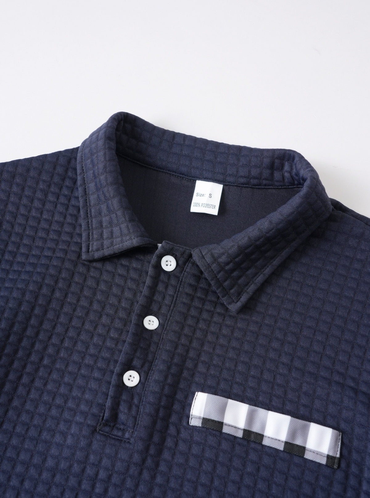 Men’s Casual Zip Polo Shirt